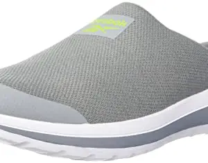 Reebok Mens Comfort Wandrer Mule Flat Grey-Semi Solar Yellow Shoes - 9 UK (GA1294)