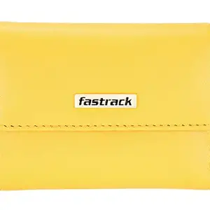 Fastrack Yellow Tri-Fold Wallet