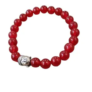 Rare Gems Gallery Handcrafted Manik Bracelet Original Certified By Lab A1++ Stretchy Elastic Manik Braslet Red Rubi Manikya Manikkam Madik Nug Wrist Band माणिक्य रत्न ओरिजिनल ब्रासलेट