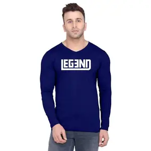 Men's Round Neck T-Shirt | Comfortable & Stylish Men's T-Shirt Idea for Gym, Sports, Casual Outings, or Lounge Wear - Medium Navy Blue