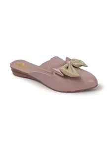 AROOM Women Mulse, Light Weight and stylish comfortable Flat jutti/Sandals (Levender, UK Footwear Size System, Adult, Women, Numeric, Medium, 8)