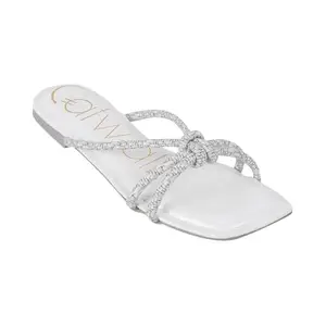 Catwalk Women Stylised Open Back Platforms | For Women & Girls (WHITE,8 UK)