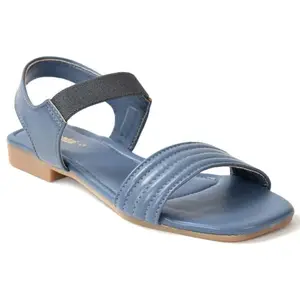 AJANTA Women Grey Flats Sandal LB0896