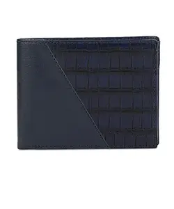 PIRASO Men Blue Artificial Leather Wallet