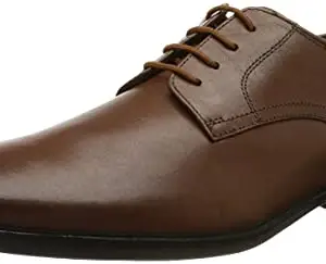 Clarks Men's Dark Tan Lea Leather Derby Shoe (26162017) UK-11