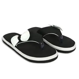 Skytrap Women White Solid | Material : EVA Slippers Flipflop | Size : 8