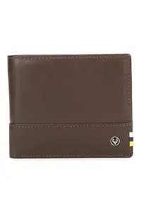 Allen Solly Men Brown Solid Genuine Leather Wallet