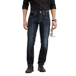 WROGN Men’s Cotton Stretch Jeans | Dark Stone Wash | Slim Fit