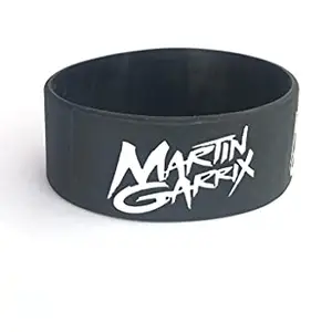 ELEGANT ATTIRE CLUB GRX Black Silicon Wrist Band for Men and Boys Pack of 1