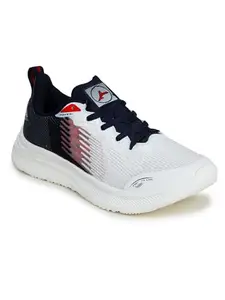 ABROS Men's Platinum ASSG1449 Sports Shoes_White/Navy_6UK