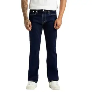 Levi's Men's 527 Dark Indigo Bootcut Fit Mid-Rise Jeans