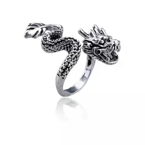 Stainless Steel Dragon Ring (Adjustable)