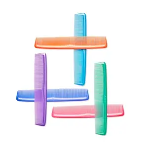 Zodiac Hair Combs Set, Multi-Color, 6 Pieces, Wide and Fine Tooth Styling Combs