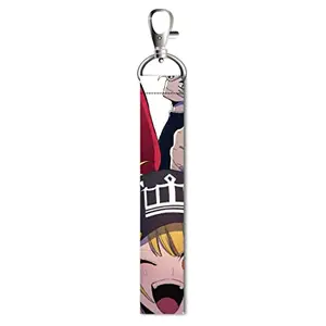 ISEE 360® Naruto Warrior Lanyard Bag Tag with Swivel Lobster for Gift Luggage Bags Backpack Laptop Bags Travelers Students Worker L X H 5 X 0.8 INCH