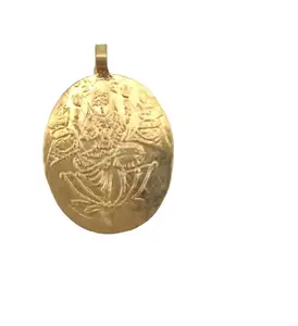 advancedestore Locket Lakshmi Devi for Good Health & Wealth-gold coloured(minimum Order Qty-1)