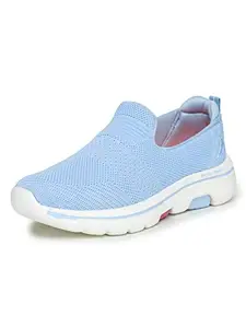 ABROS Women's Victoria ASSL0119 Shoe's -ICE Blue/Pink -5UK
