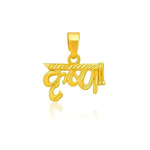 arch fashion Premium Micro Plated God Name Pendent No Colour Fade PND_KRISHNA