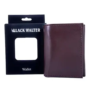 BLACK WALTER Leather Wallet for Men (FOLD)