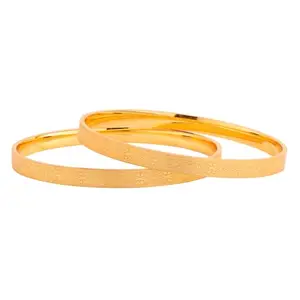 VOYLLA Gold Elegance Heer Bangles For Women|Work|Daily|Wedding|Ethnic|Party|Stylish|Valentine's|Rakshabandhan|Gift For Women & Girls