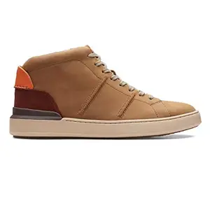 Clarks CourtLite Hi Dark Tan