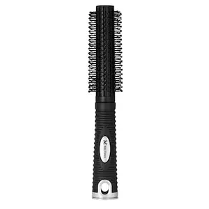 Miss Claire Round Hair Brush With Soft And Bristle For Smoothening, Straightening, Styling And Curling For Men And Women (Black) (R9802BT)