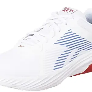 REEBOK Men Synthetic Allentown Running Shoes White - Vector Blue - Mars RED UK 6