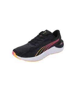 Puma Womens Electrify Nitro™ 3 Wn Black-Sun Stream-Sunset Glow Running Shoe - 4 UK (31000301)