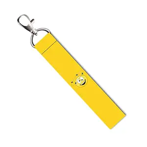 ISEE 360® Cute Emoji Lanyard Bag Tag with Swivel Lobster for Gift Luggage Bags Backpack Laptop Bags Travelers Students Worker L X H 5 X 0.8 INCH