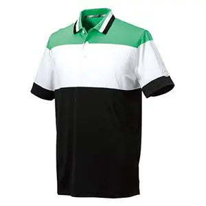 Mercedes-Benz Men's Golf Polo Shirt (B66450_Green, White & Black_Small)