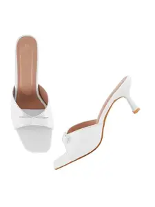 Shoetopia Casual Solid White Heels For Women & Girls