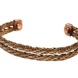 numeroastro Ashtadhatu Kada | Bracelet | Bangle Good Luck For Men & Women (Adjustable)(1 Pc)