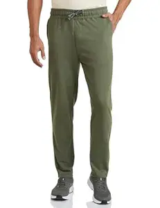 Amazon Brand - Symbol Men's Cotton Rich Strechable Knit Terry Track Pants - Regular Fit