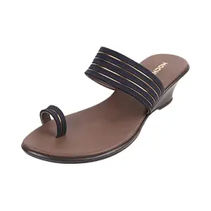 Mochi Womens Synthetic Blue Fashion Sandal Slip Ons (Size (3 Uk (36 Eu))