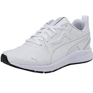 PUMA Unisex Adult Pure Jogger White Road Running Shoe-9 Kids UK (36978203)