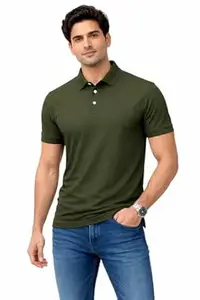 AngelUrza Polo T Shirt for Men | Men's Dry Fit Polo Tshirt | Breathable Lightweight Sports Polo Shirt | Casual Collar T-Shirt