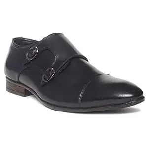 Paragon Men Black Leather Formal Shoes-10 UK (44.5 EU) (RB11226GP-Black)
