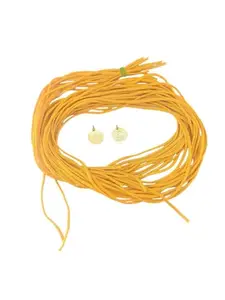 advancedestore (Brass Mangal Sutra Lakshmi Thalli pendent (Minimum Order Qty-2pcs) and Yellow Thadu(Big)