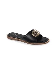 ELLE Women Fashion Sandal,Black,UK-3