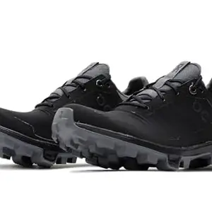 ON Cloudventure Peak 2 Women's Running Shoes, Black | Rock, 4.5