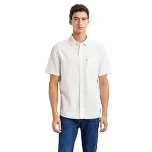 Levi's Men's Cotton Solid Slim Fit Shirt