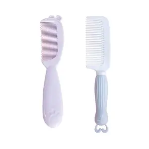 BlackLaoban Cute Hair Comb Cartoon Rabbit & Tiger Paw Comb Anti-static Head Massage Hair Comb Girls Cute Hairdressing Comb Smooth Hair Care Styling Comb (Light-Blue) Pack Of 2