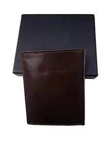 Fabbro Genuine Leather Wallet for Men- Brown
