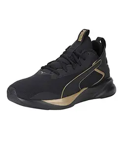 Puma womens Softride Rift Tech Wn s Closed shoe Puma Black-Puma Team Gold 3 UK (19374803)