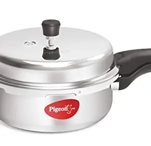 Pigeon by Stovekraft Aluminium Pressure Pan Senior with Outer Lid, 6-Litres, Silver price in India.