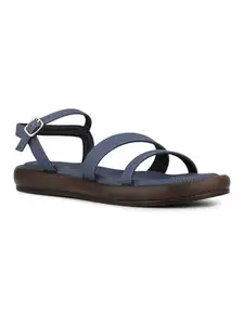 Inc.5 Womens Blue Casual Strappy Round Toe Sandals