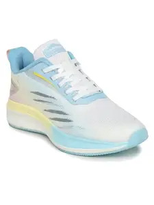 ABROS Women ASSL0203 L.Sky/Lime Yellow Swan Shoe UK-7