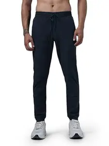 TECHNOSPORT Men's Regular Fit Solid Jogger Pant with Duracool+ for Training, Running & Gym