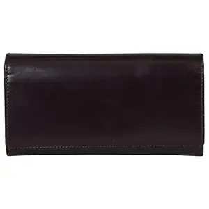 Leatherman Fashion Women Brown Genuine Leather Wallet