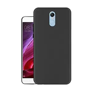 CaseLord Redmi Note 5 Mobile Back Cover (Smooth Liquid Silicone|CameraProtection|Black CS2601)