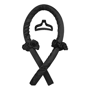 APOEM Heatless Curling Rod Headband No Heat Silk Ribbon Curling Rod Hair Roller Curls with Hair Claw Clip Lazy Natural Soft Wave DIY Hair Rollers Styling Tool for Sleep in Overnight